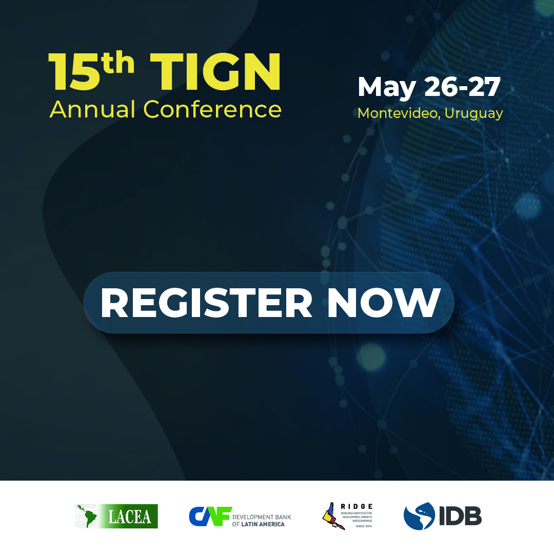 Christian Volpe Martincus (@christianvolpem) on Twitter photo The annual conference of the Trade, Integration, and Growth Network (#TIGN) will take place at the IDB in Montevideo, Uruguay on May 26-27. As one #TIGN's directors, I would like to invite you to see the conference's fantastic program and join us: bit.ly/4kap3NS The annual conference of the Trade, Integration, and Growth Network (#TIGN) will take place at the IDB in Montevideo, Uruguay on May 26-27. As one #TIGN's directors, I would like to invite you to see the conference's fantastic program and join us: bit.ly/4kap3NS