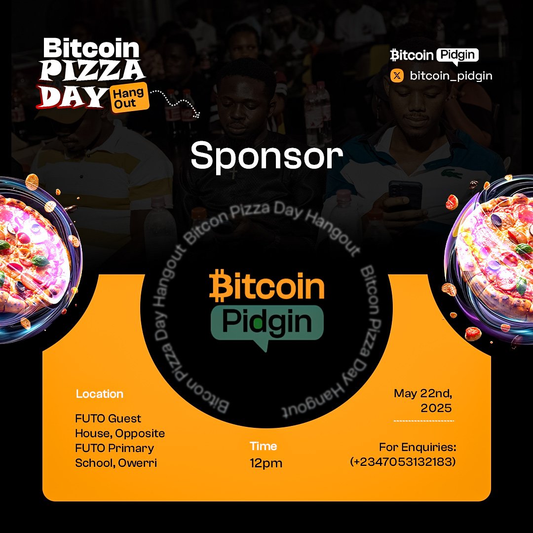 thecreativenenz's tweet photo. Just clearing my bitcoin pizza Day design draft 🤭😅 #BitcoinPizzaDay #BPD2025 https://t.co/Ga5d61bWzi