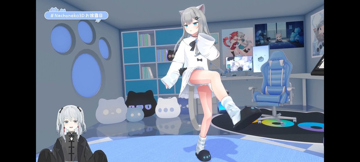 KoroTaiH0102's tweet photo. ナチョが可愛すぎて、
スクショボタン、そろそろストライキ起こしそう。
🩵🩵🩵
#Nachoneko3Dお披露目 https://t.co/yFmvhSxbBE