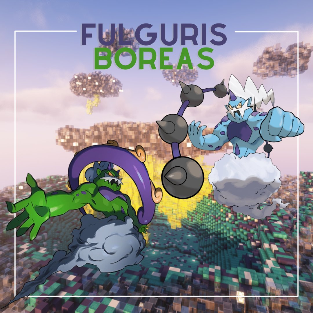 PixelmonFr's tweet photo. ⚡🌪 Fulguris et Boréas débarquent dans la région de Kûbo ! https://t.co/rirajqxWvp