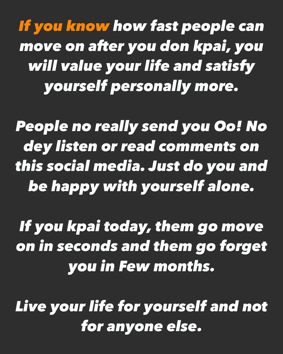 Naija_PR's tweet photo. Be your best self! 🙏🏽 https://t.co/Cs4ZN0kHzl