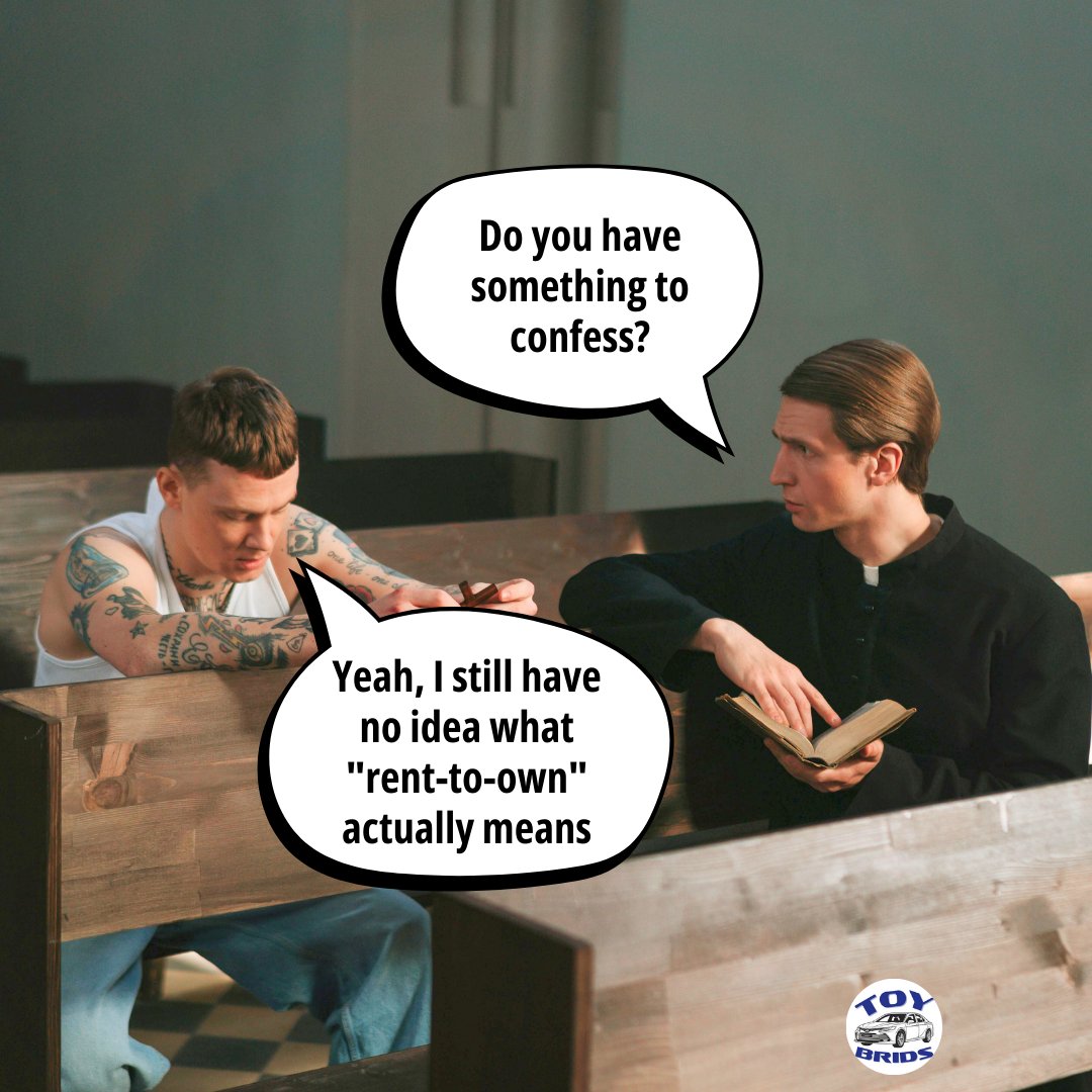 toybrids's tweet image. “Do you have something to confess?”
“Yeah… I still have no idea what rent-to-own actually means.” 😅

Let’s fix that:
🚗 Drive now
💸 Pay weekly
🔑 Own it at the end

No banks. No credit checks. No confusion.

#confessing