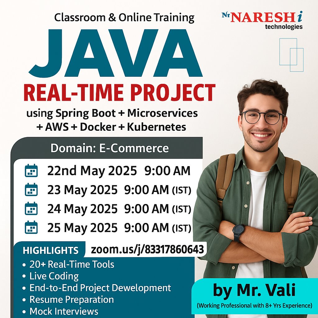srikanth1787592's tweet image. Tired of theory? It&apos;s time to build the real stuff💡

🧑‍💻Dive into Java Real-Time Project dev with Mr. Vali 25,26th May @ 9:00 AM IST

👉 Join free: tr.ee/IDZqJS

📚 More at: linktr.ee/ITcoursesFreeD…

#JavaDev #RealWorldCoding #CodeLife #JavaForLife #FreeCodingWorkshop