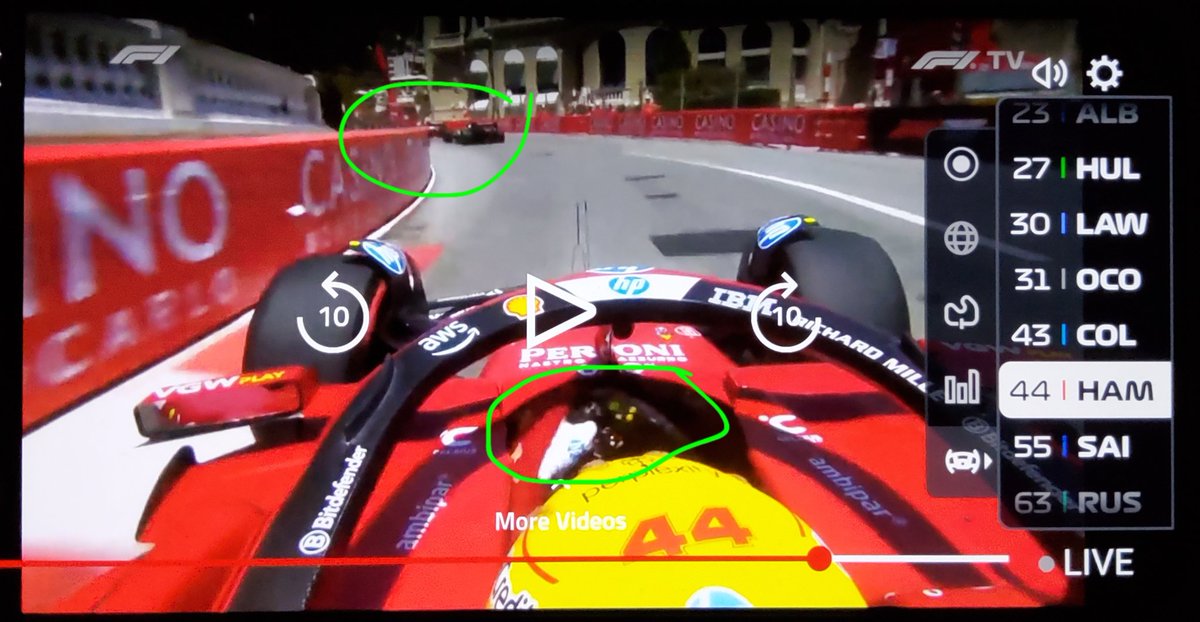 F1WDC2021 (@f1wdc2021) on Twitter photo #MonacoGP
Looked to me like <a href="/LewisHamilton/">Lewis Hamilton</a> crash was a direct result of slow car ahead. Even a slight liftoff when he saw them would cause rear end rotation.
As can be seen from the 2 still shots, he applied opposite lock a split second after the slow cars ahead came into view #MonacoGP
Looked to me like <a href="/LewisHamilton/">Lewis Hamilton</a> crash was a direct result of slow car ahead. Even a slight liftoff when he saw them would cause rear end rotation.
As can be seen from the 2 still shots, he applied opposite lock a split second after the slow cars ahead came into view