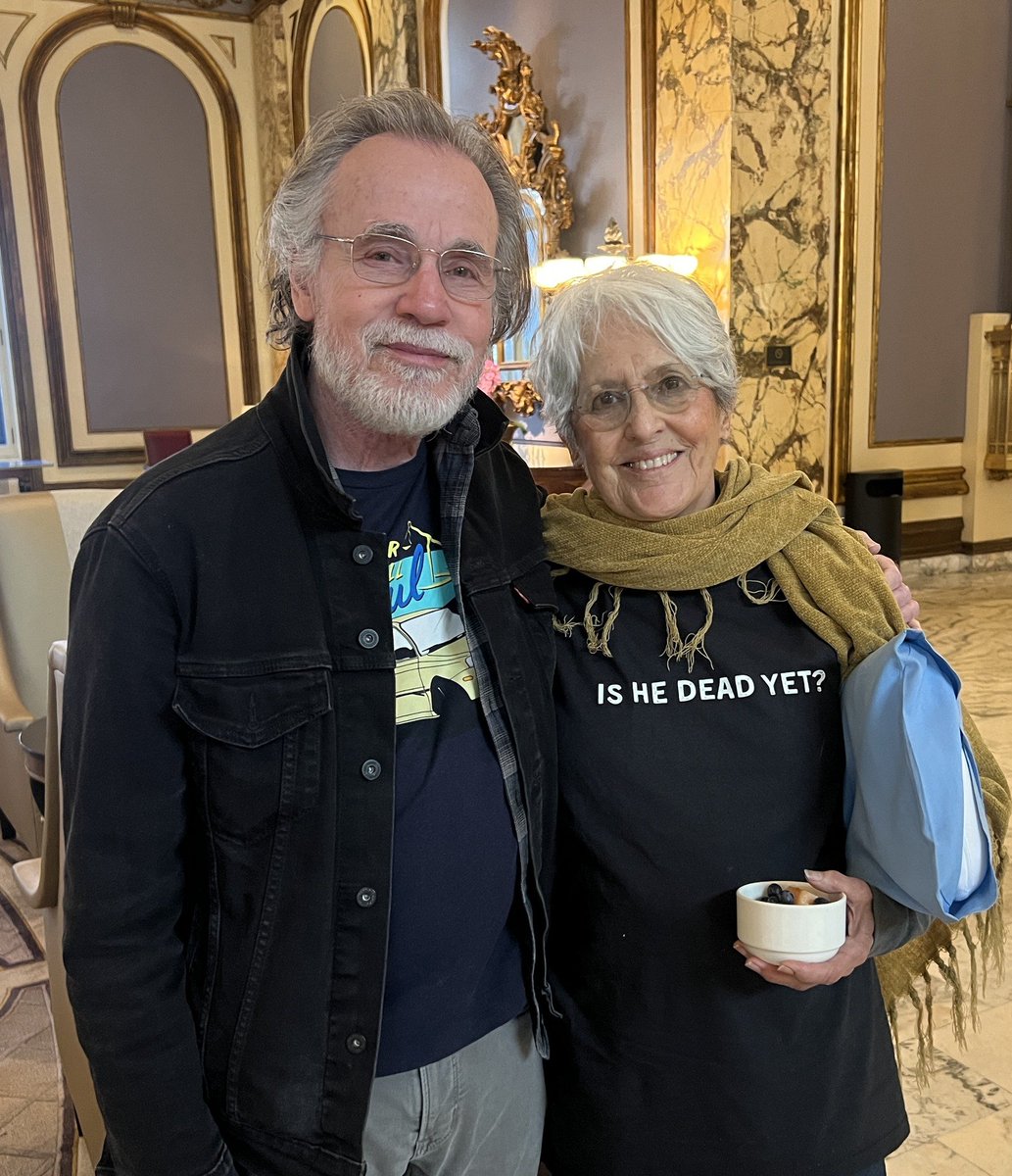 Joan Baez and Jackson Browne