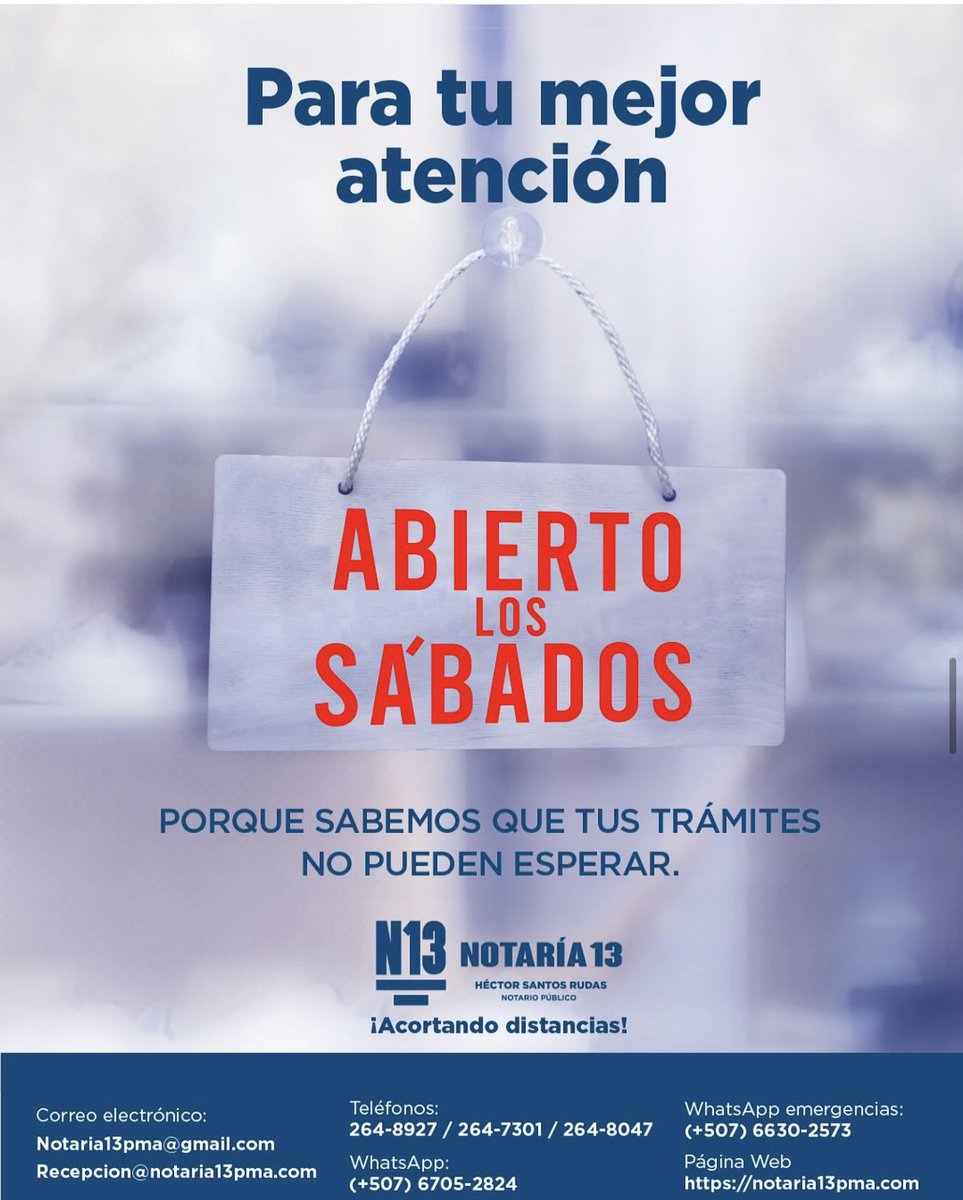 HJSANTOSRUDAS's tweet photo. Estamos listos para recibirte y atenderte como mereces. #notaria13 #acortandodisstancias https://t.co/PD7hSKILk6