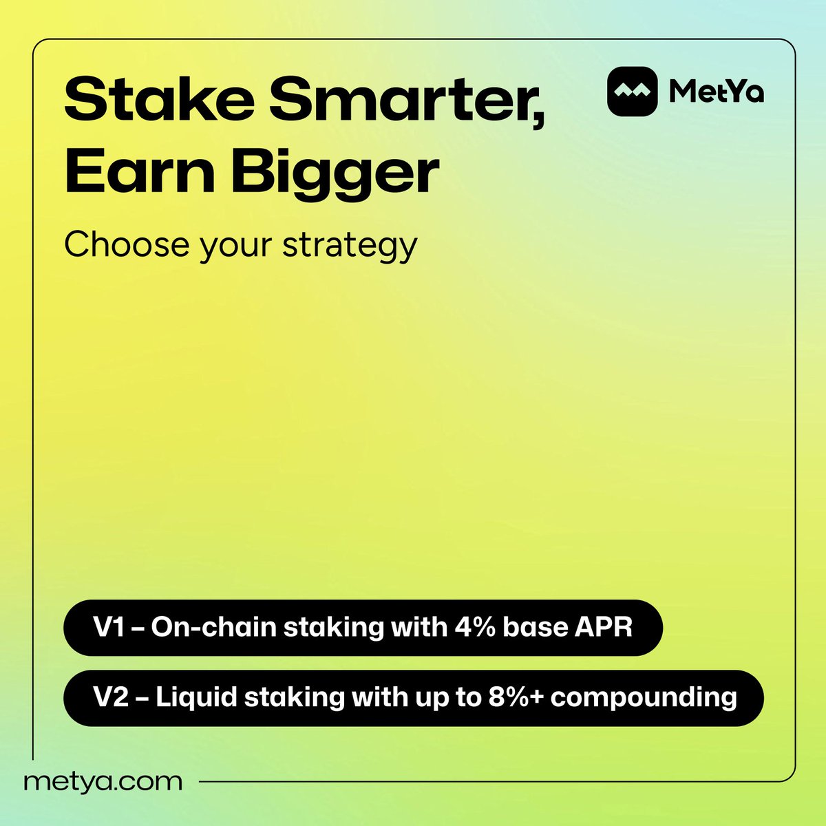 Một lựa chọn thông minh để kiếm thu nhập 🟢#Metya