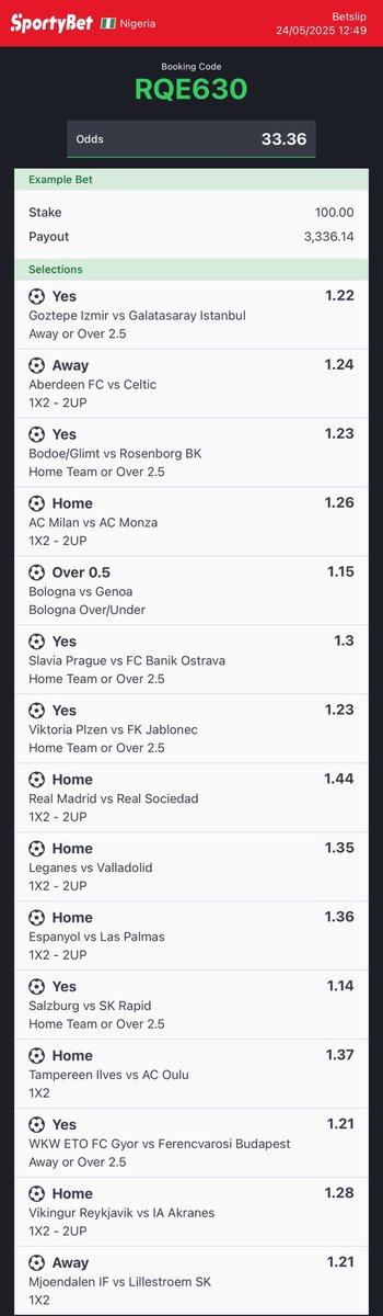 33 odds

RQE630