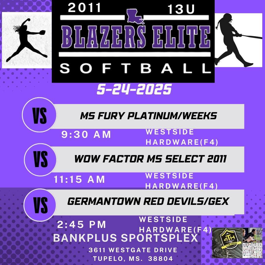 Devyn Pattison 2030 | Catcher | Mid Infield (@devpattison) on Twitter photo Schedule for today 🥎 catch us on GameChanger! Lets go!
<a href="/LegacyLegendsS1/">Legacy & Legends Softball</a> <a href="/SBRRetweets/">Softball Recruiting Reposts</a> <a href="/SoftbalAmerica/">Softball America</a> <a href="/D1Softball/">D1Softball</a> <a href="/ExtraInningSB/">EXTRA INNING SOFTBALL</a> <a href="/MaxPreps/">MaxPreps</a> <a href="/Softball_La/">Louisiana High School Softball</a> <a href="/GeauxPrepsLA/">GeauxPreps.com</a> <a href="/FastpitchFlex/">FastpitchFlex</a> <a href="/TopPreps/">College Coach / College Scout / College Recruiter</a> <a href="/nxt1sports/">NXT 1</a> <a href="/IHartFastpitch/">I❤️Fastpitch</a> <a href="/SoftballHome/">Softball Home</a> <a href="/CoastRecruits/">Coast 2 Coast Recruits</a> <a href="/BallGirlSports/">BallGirlSports</a> <a href="/Get2CollegAth/">Get 2 College Athletics</a> Schedule for today 🥎 catch us on GameChanger! Lets go!
<a href="/LegacyLegendsS1/">Legacy & Legends Softball</a> <a href="/SBRRetweets/">Softball Recruiting Reposts</a> <a href="/SoftbalAmerica/">Softball America</a> <a href="/D1Softball/">D1Softball</a> <a href="/ExtraInningSB/">EXTRA INNING SOFTBALL</a> <a href="/MaxPreps/">MaxPreps</a> <a href="/Softball_La/">Louisiana High School Softball</a> <a href="/GeauxPrepsLA/">GeauxPreps.com</a> <a href="/FastpitchFlex/">FastpitchFlex</a> <a href="/TopPreps/">College Coach / College Scout / College Recruiter</a> <a href="/nxt1sports/">NXT 1</a> <a href="/IHartFastpitch/">I❤️Fastpitch</a> <a href="/SoftballHome/">Softball Home</a> <a href="/CoastRecruits/">Coast 2 Coast Recruits</a> <a href="/BallGirlSports/">BallGirlSports</a> <a href="/Get2CollegAth/">Get 2 College Athletics</a>