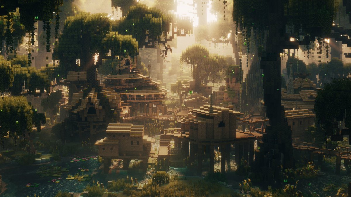 claucefx's tweet image. 🌳🛖

Build by @000pierrot 
#blender3d #minecraft