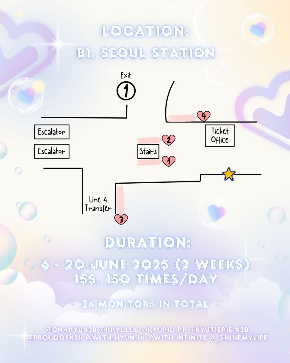 💛인피니트 데뷔 15주년 기념 DID 응원 광고💛

📅: 6/6(금) - 20/6/2025(금)
🚇: 1호선 서울역 지하1층(1번 출구 근처)

우리의 15주년 축제에 함께 참여합시다!🎉

#김성규 #장동우 #남우현 #이성열 #김명수 #엘 #이성종 
#인피니트 #INFINITE #인스피릿 #INSPIRIT
#INFINITE15thAnniversary