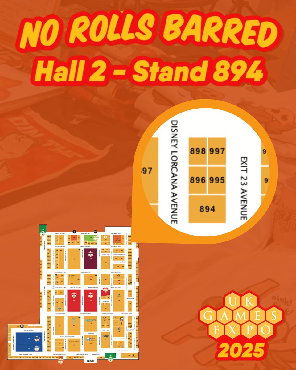 No Rolls Barred (@norollsbarred_) on Twitter photo Come find us at the <a href="/UKGamesExpo/">UK Games Expo</a> 🎲 as well as at our shows, you can see us in Hall 2 - Stand 894. We'll have NRB merch if you fancy grabbing yourselves a treat and some of your favourite faces will be there to say hello and snap a photo 📸
Cast meet & greet schedule to be Come find us at the <a href="/UKGamesExpo/">UK Games Expo</a> 🎲 as well as at our shows, you can see us in Hall 2 - Stand 894. We'll have NRB merch if you fancy grabbing yourselves a treat and some of your favourite faces will be there to say hello and snap a photo 📸
Cast meet & greet schedule to be