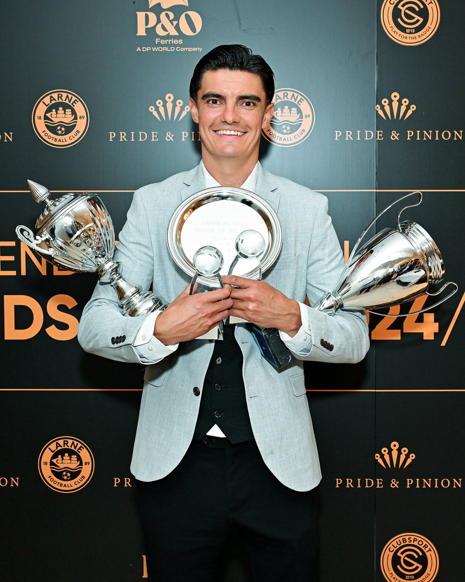 larnefc's tweet image. An outstanding season from Shaun Want 👏 

The defender collected five awards overall last night, including the club’s Player of the Year and Players’ Player of the Year 🏆 

#WeAreLarne #ForTheTown