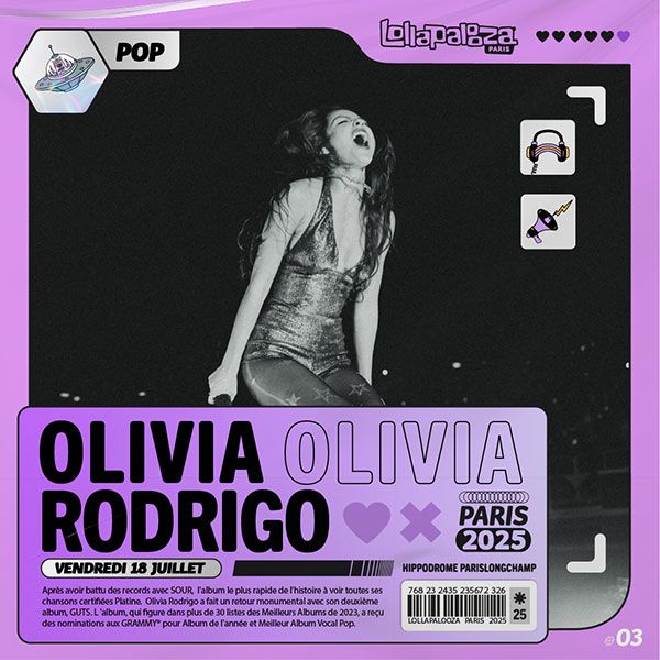 Ultimate Fests 4 All (@ultimatefests) on Twitter photo After breaking records with SOUR, the fastest album in history to have all of its songs certified Platinum. <a href="/oliviarodrigo/">Olivia Rodrigo</a> has made a monumental comeback with her second album, GUTS which toy can here when she plays <a href="/lollapaloozafr/">Lollapalooza Paris</a> in Paris on Friday 18th July! After breaking records with SOUR, the fastest album in history to have all of its songs certified Platinum. <a href="/oliviarodrigo/">Olivia Rodrigo</a> has made a monumental comeback with her second album, GUTS which toy can here when she plays <a href="/lollapaloozafr/">Lollapalooza Paris</a> in Paris on Friday 18th July!