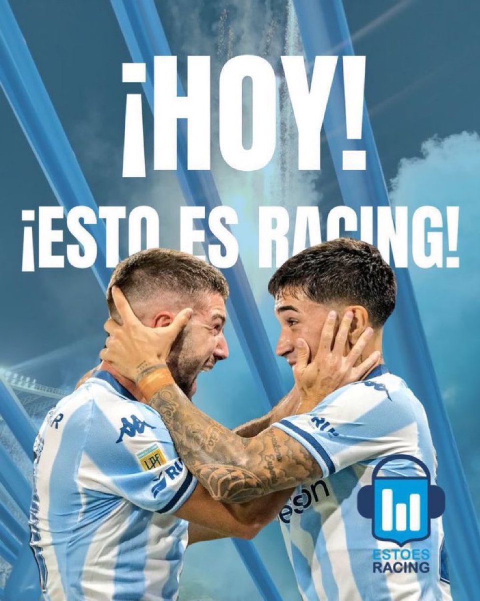 A partir de las 11 a 13 horas hacemos <a href="/EstoesRacingOk/">ESTO ES RACING</a>  nos podes ver en nuestro canal de #YouTube y <a href="/RacingOnlineOK/">Racing Online</a>

conducen: <a href="/TanoCoccimiglio/">Hernán Coccimiglio²²</a> <a href="/DiegoAMorris/">Diego Alberto Morris</a> <a href="/madeofede/">Federico Madeo</a> 

Producción: <a href="/MariGianni/">Marina Gianninoto 🐾 ⭐️⭐️⭐️</a>
Redes: <a href="/JakaDiaz/">Jaka ⭐️⭐️⭐️</a>

youtube.com/@estoesracing?…