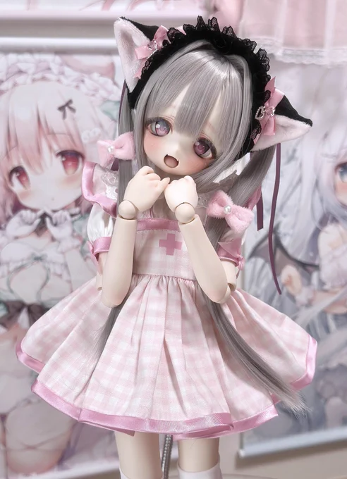 にゃーん^ ܸ. ̫ .ܸ ^ #ひまたねっ娘 #まとみみ