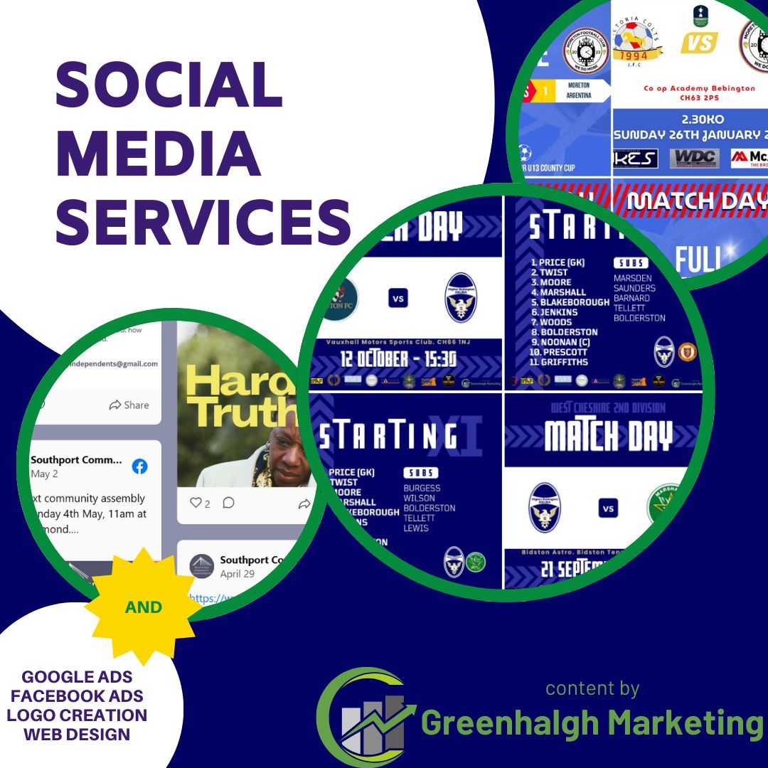 Higher Bebington Kelma FC (@hbkelmafc) on Twitter photo Next up is the lazy bastard behind a PC...
For all your Social Media (especially if you're a sports club), Google Ads, Facebook Ads and Web Design work, Go to <a href="/GreenhalghMGB/">Greenhalgh Marketing</a>! Next up is the lazy bastard behind a PC...
For all your Social Media (especially if you're a sports club), Google Ads, Facebook Ads and Web Design work, Go to <a href="/GreenhalghMGB/">Greenhalgh Marketing</a>!
