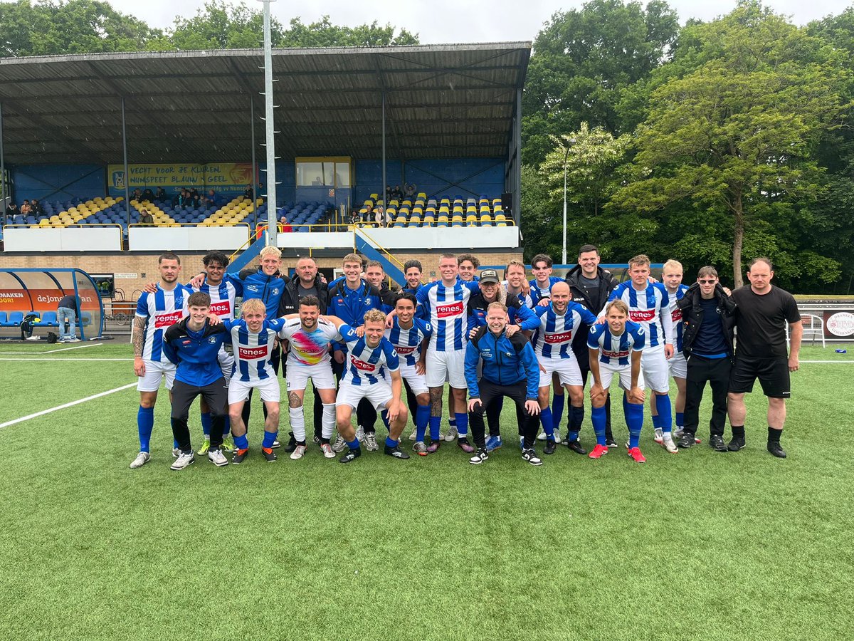 90+1’ einde.

Ook vandaag wint KHC met gemak. Een bijzondere wedstrijd voor velen waarvan dit de laatste was in het blauw-wit. 

Uitslag 0-3
Man of the match: Gemairo

Het seizoen zit erop, op naar Kroatië! 🇭🇷 

Volgens de ranglijst de beste van Kampen! 😉 Tot volgend jaar! 👋