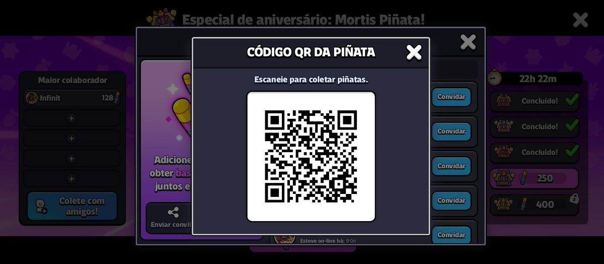 InfinitXD7's tweet photo. Vem completar a pinhata!
#squadbusters https://t.co/TFyEDgPu4i