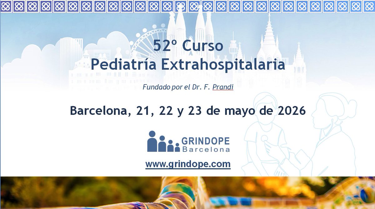 El Dr.Diego van Esso clausura el 51 Curso de Pediatría Extrahospitalaria del GRINDOPE #grindope2025. Os esperamos en el Grindope2026, los días 21, 22 y 23 de mayo del 2026