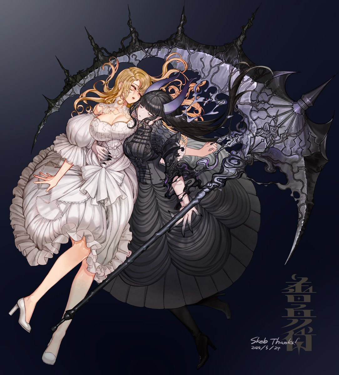 スケブありがとうございました〜〜！ゆりたのしい
#Skeb