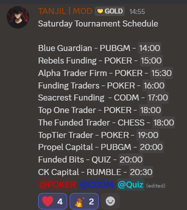 Today games 🔥