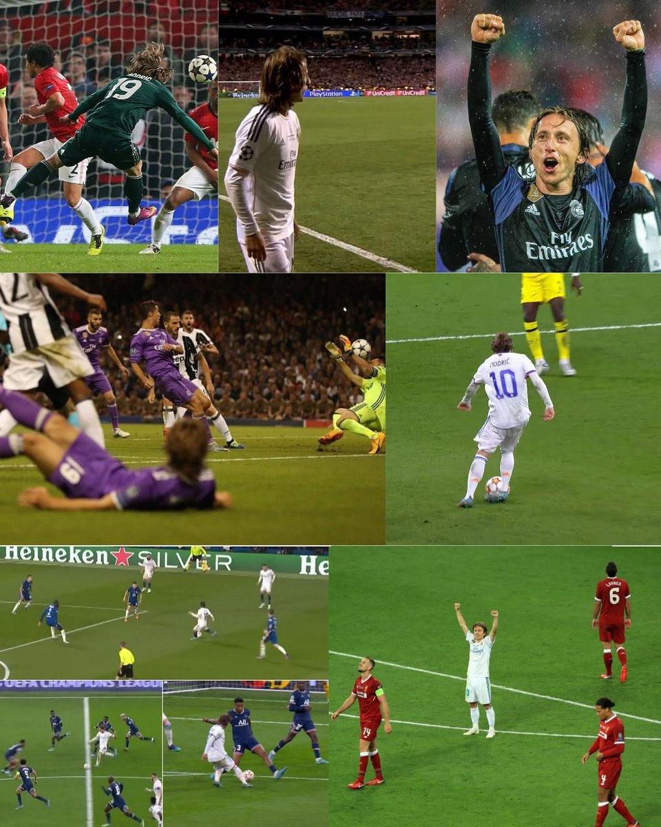 Luka Modrić est 𝙞𝙘𝙤𝙣𝙞𝙘 en Ligue des champions.