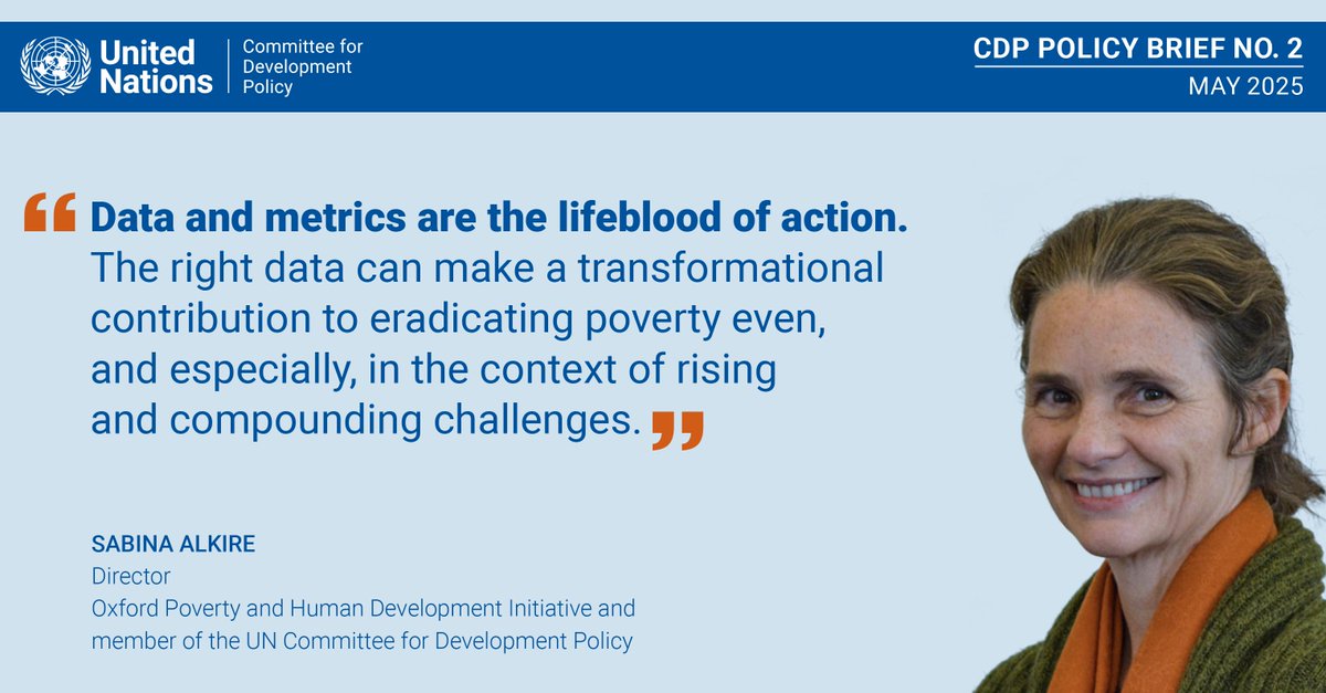 UN DESA (@undesa) on Twitter photo New from the UN Committee for Development Policy!
@OPHI_oxford’s <a href="/sabina_alkire/">Sabina Alkire</a> discusses how national & global #MultidimensionalPoverty & monetary poverty measures are key to direct action that can have the highest impact on human suffering.
▶️bit.ly/UNCDP_IssueBri… #WSSD2 New from the UN Committee for Development Policy!
@OPHI_oxford’s <a href="/sabina_alkire/">Sabina Alkire</a> discusses how national & global #MultidimensionalPoverty & monetary poverty measures are key to direct action that can have the highest impact on human suffering.
▶️bit.ly/UNCDP_IssueBri… #WSSD2