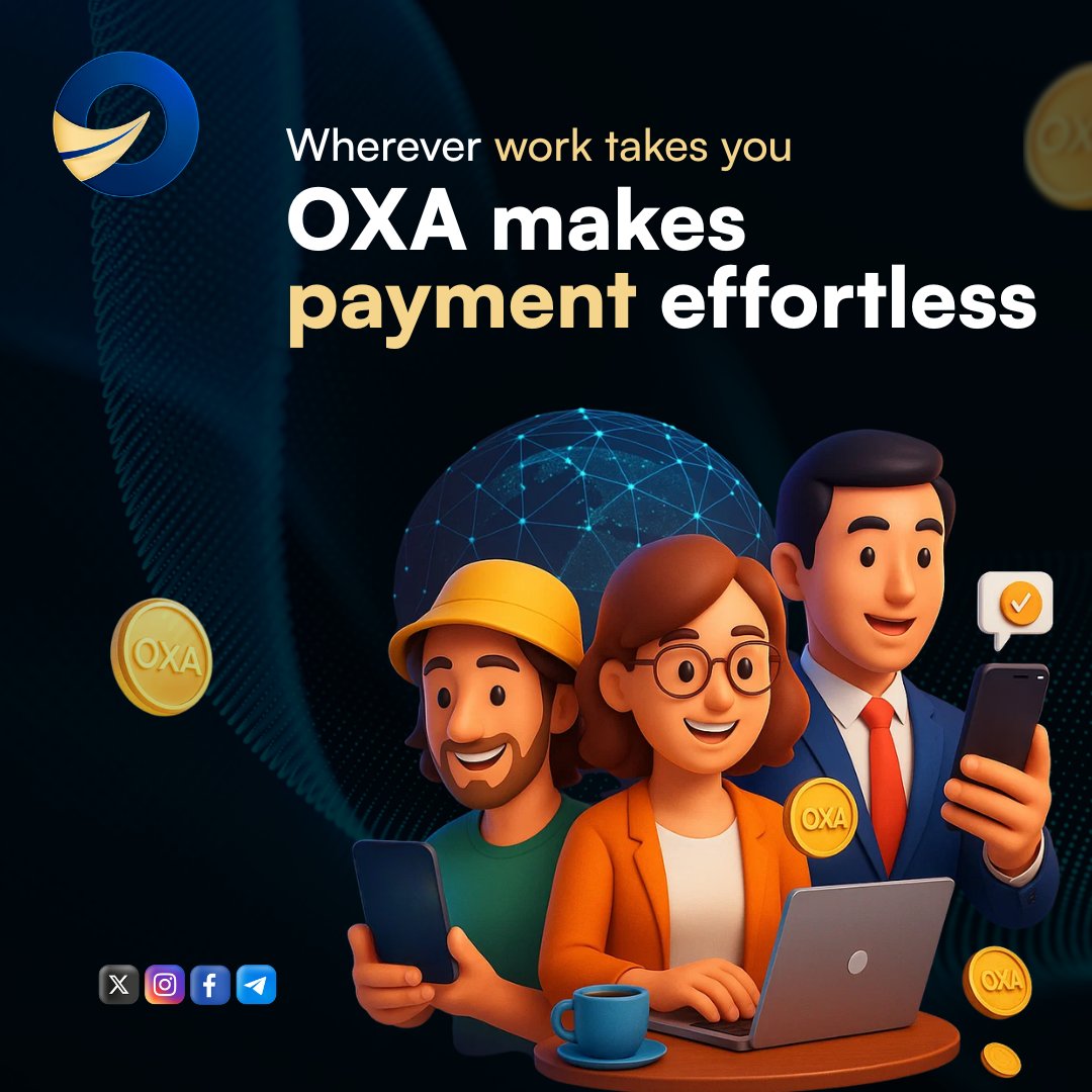 ✅A digital nomad in Bali.
✅A freelancer in Lisbon.
✅A startup founder in Singapore.

They all use OXA to move and pay freely🤩

Fast &amp; Secure Digital Payments for Travel &amp; Stays

raydium.io/swap/?inputMin…

#payments #Crypto #Travel