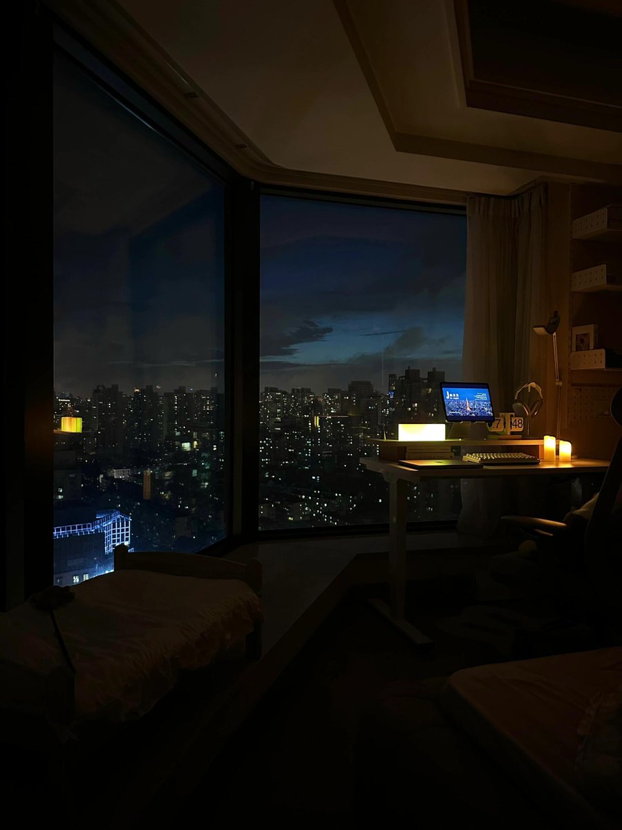 This is how home begins: lights dimmed, candles lit, jazz in the background, and the city at a safe distance.