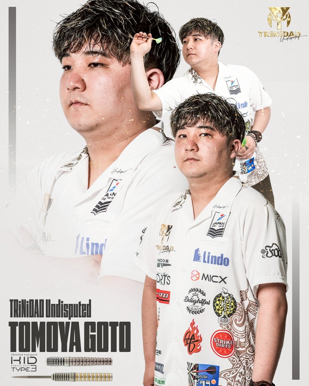 ダーツ バレル TRiNiDAD Undisputed KID2 後藤智弥 選手モデル