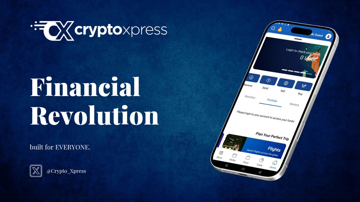 Hassan11269's tweet photo. 1/Most platforms just let you trade. @crypto_xpress? It’s your gateway to a crypto-powered life.

✅ Trade 300+ coins  
✅ Book flights with Bitcoin  
✅ Pay bills in ETH  
✅ Buy NFTs  
✅ Send money globally  

All. In. One. App.
1/8🧵👇

#Crypto #Web3 #PayInCrypto #App https://t.co/KVCvYbk5Ko