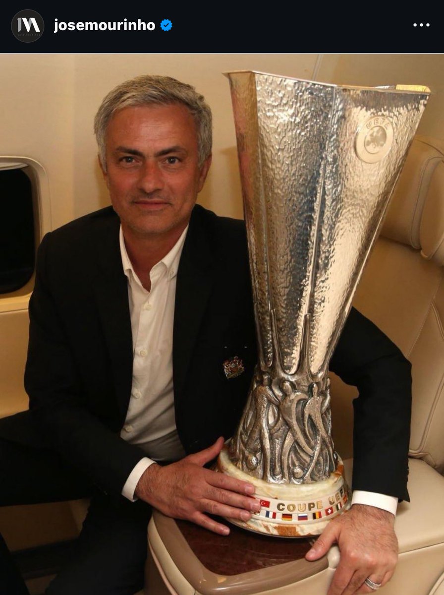 🚨📸 - Jose Mourinho on IG.

“24 May 2017… Manchester United 2 Ajax 0.”
