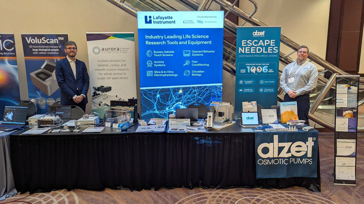 Campden Instruments 🧠(@campden_instr) on Twitter photo We're here with the full life sciences team at #CAN2025: @lafayetteic, Actimetrics, @campden_instr, <a href="/AuroraSci/">Aurora Scientific</a>, and ALZET to serve all your research needs. Stop by to chat about how we can help!
#Neuroscience #Research #CanadianScience We're here with the full life sciences team at #CAN2025: @lafayetteic, Actimetrics, @campden_instr, <a href="/AuroraSci/">Aurora Scientific</a>, and ALZET to serve all your research needs. Stop by to chat about how we can help!
#Neuroscience #Research #CanadianScience