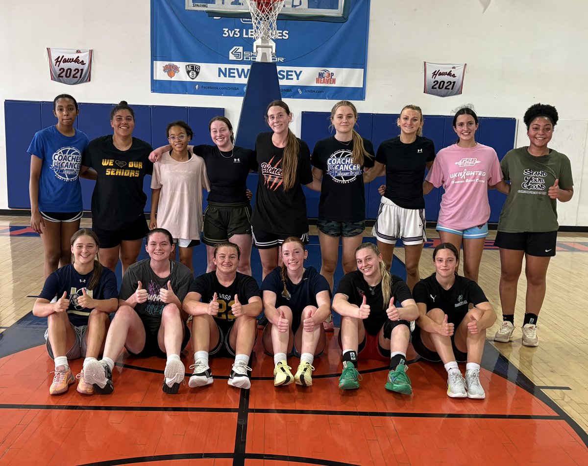7AM. Full Court. Non Stop. Awesome effort ladies. Hard work will be rewarded ❤️🏀