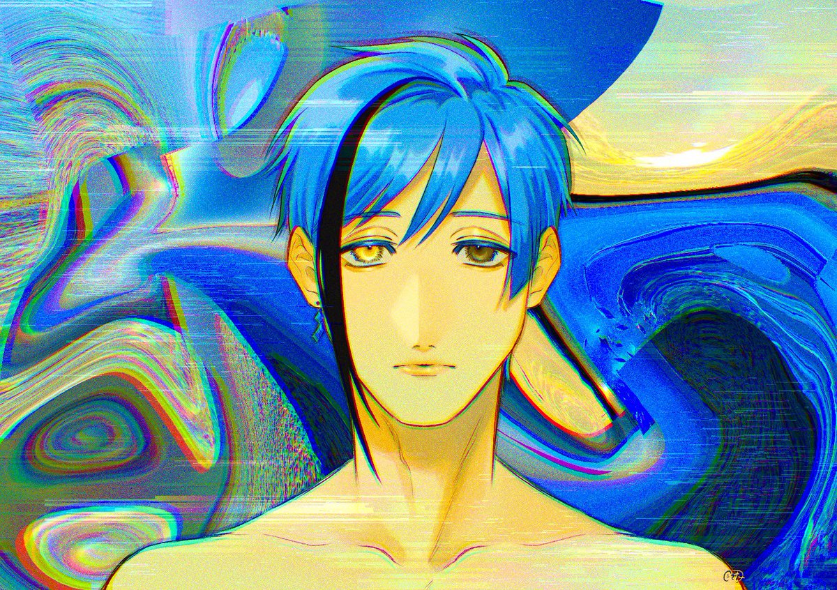 「どぎつい #絵を彩度100にすると超派手」|ₙᵢₖᵢₜₐₜₛᵤのイラスト