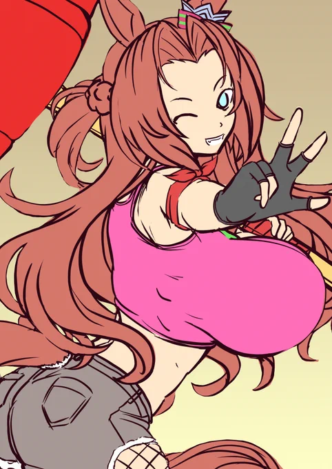 前貼ったラフは動きが少なくて寂しく感じたので描き直してみた