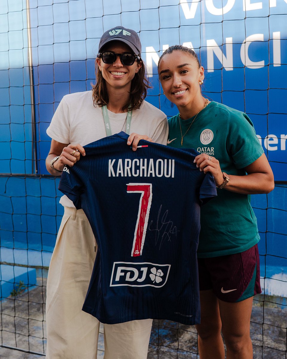 Always good to see you again <a href="/TobinHeath/">Tobin Heath</a> ! 🫶