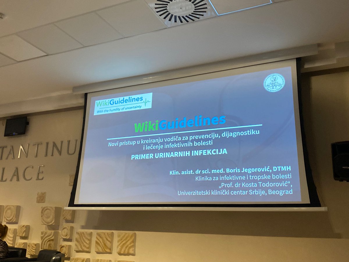 Boris Jegorović, MD, PhD, DTM&H (@bjegorovic) on Twitter photo #IDXposts #IDTwitter I was honored that I can present #UTI #Wikiguidelines on congress about urinary tract infections and urosepsis. Thank you <a href="/BradSpellberg/">Brad Spellberg</a> <a href="/DrToddLee/">Todd C. Lee</a> <a href="/DrEmilyMcD/">Emily McDonald</a> and others about creating such amazing movement. #IDXposts #IDTwitter I was honored that I can present #UTI #Wikiguidelines on congress about urinary tract infections and urosepsis. Thank you <a href="/BradSpellberg/">Brad Spellberg</a> <a href="/DrToddLee/">Todd C. Lee</a> <a href="/DrEmilyMcD/">Emily McDonald</a> and others about creating such amazing movement.