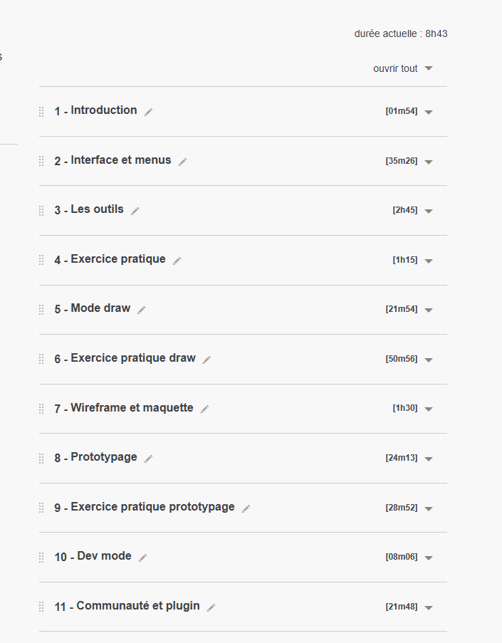 La 1er partie de la version 2025 de la formation Figma sortira semaine prochain :D pour le moment 9h seront dispo et j'ajouterai +3/4h dans les prochaines semaines !