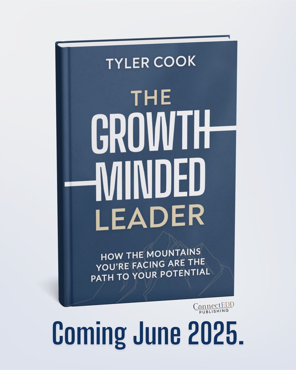 Dr. Tyler Cook (@drtylercook) on Twitter photo Cover reveal day!
Iām thrilled to partner with <a href="/ConnectEDDBooks/">ConnectEDD</a> to bring The Growth-Minded Leader to life.
Launching this June - the growth youāve been after has never been closer.
#growthmindedleader #leader #leadership #mindset #growth #personaldevelopment #resilience Cover reveal day!
Iām thrilled to partner with <a href="/ConnectEDDBooks/">ConnectEDD</a> to bring The Growth-Minded Leader to life.
Launching this June - the growth youāve been after has never been closer.
#growthmindedleader #leader #leadership #mindset #growth #personaldevelopment #resilience