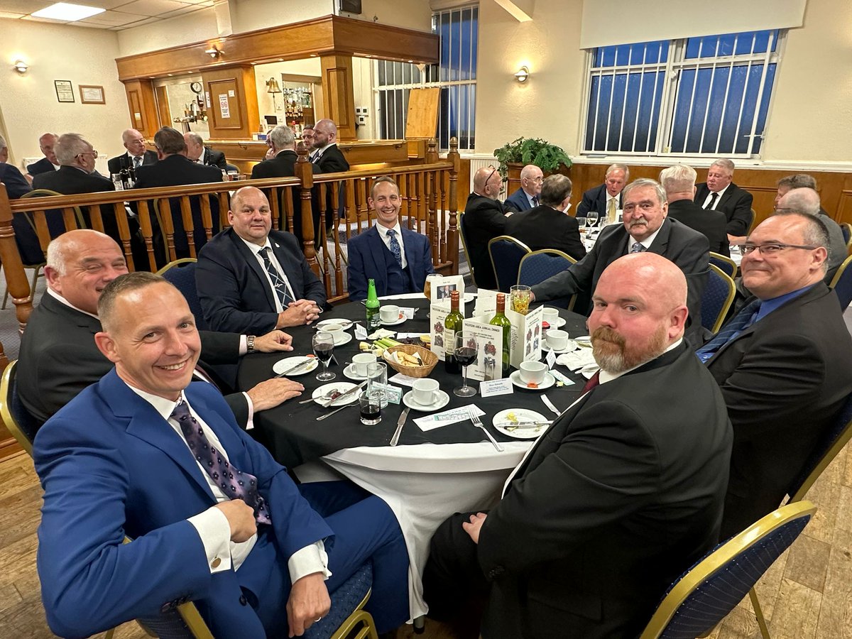Great evening at the Western area dinner last night <a href="/pglel/">Province of East Lancashire #freemasons</a> <a href="/PglelBury/">Bury Freemasons</a>