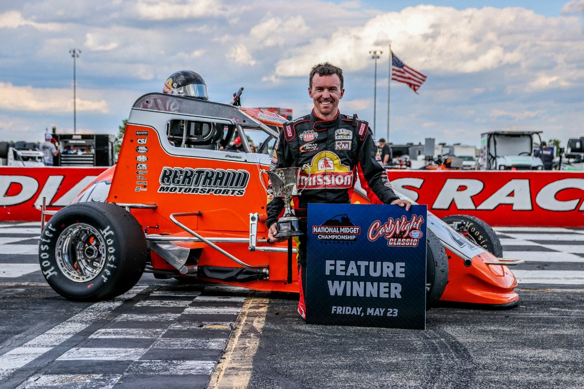 Kody Swanson stormed back to IRP and picked up where he left off, taking home more hardware in the National Pavement Midget Championship Carb Night Classic race!