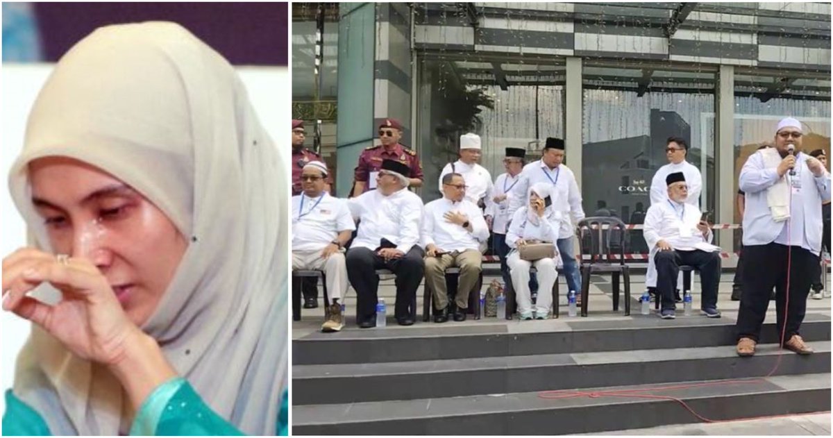 Nurul Izzah sahkan 80 kerusi yang dijanjikan dalam PRU16 telah dibawa lari.

"Dia bawa naik pentas Himpunan Melayu Bangkit," ujarnya sebak.