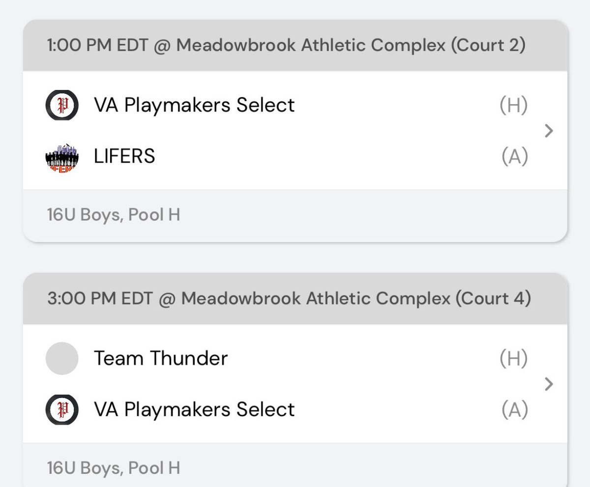reviberay's tweet photo. Our 16U Va Playmakers Select squad is back in action this weekend before we break for the June High School Live Period. 

We spoke last week about being ready for the moment. Meaning, being a Self-Starter! The guys have seen the importance and requirements of getting off to a great start which gives them a slight edge in case our opponents get hot and go on a run. 

We’re back in the great state of Maryland today for any College Coaches in the Baltimore Metro area. Let’s get to work! @VaPlaymakers @Vaplaymakers1 #BeUndeniable