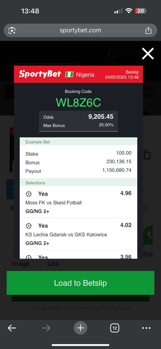 sleek_659's tweet photo. GG2+
Flex by 3-4

WL8Z6C

@Mrbankstips @mrbayoa1 @Ekitipikin @CHIZZY_BB @BETGAINS1 @sportxanalytics https://t.co/9vj1zczlrd