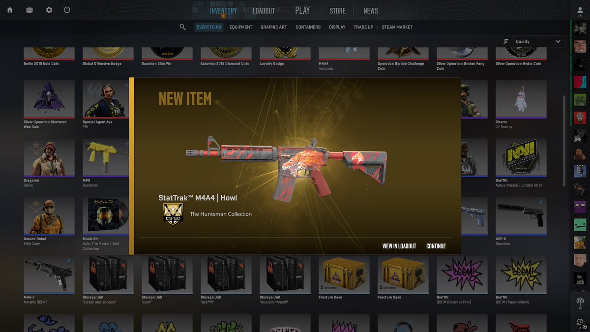 New M4A4, never had one stattrak so glad to finally get one. Thank you <a href="/CorbZcs/">CorbZ</a> for buying from me.