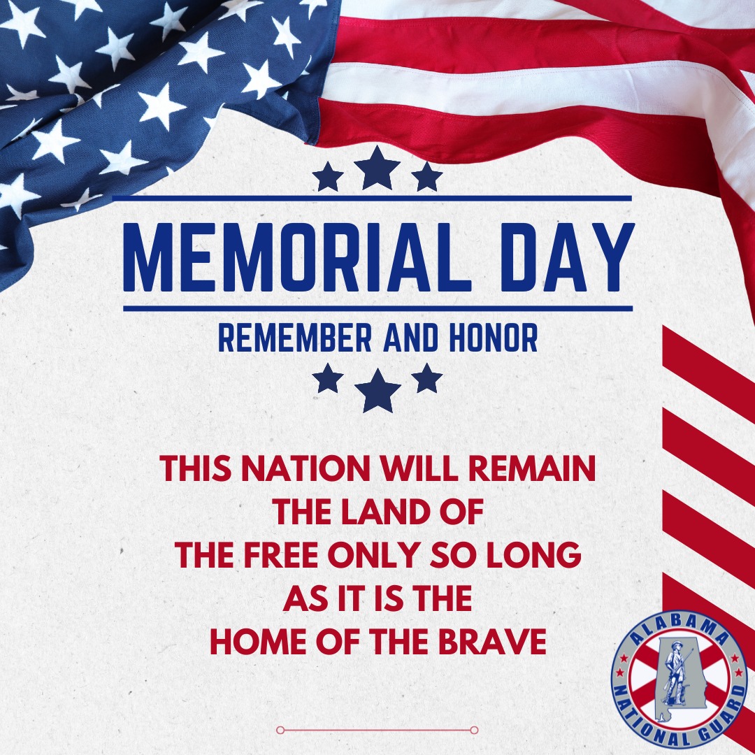 𝐌𝐞𝐦𝐨𝐫𝐢𝐚𝐥 𝐃𝐚𝐲 🇺🇸 - Today, we honor those who gave all. Join us in remembering and honoring these brave members and their families. #GuardItAL