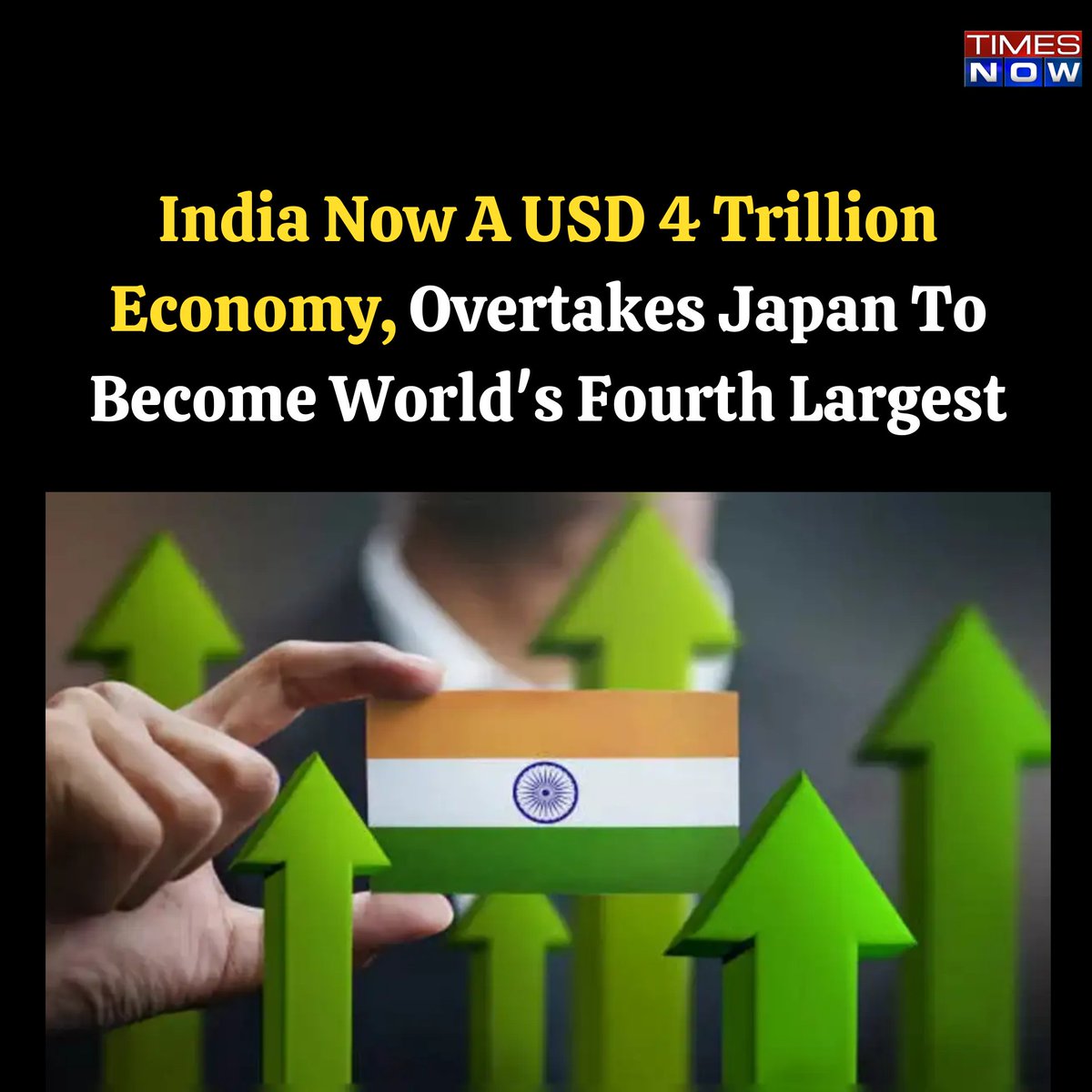#India Now A USD 4 Trillion Economy, Overtakes Japan To Become World's Fourth Largest

timesnownews.com/business-econo…