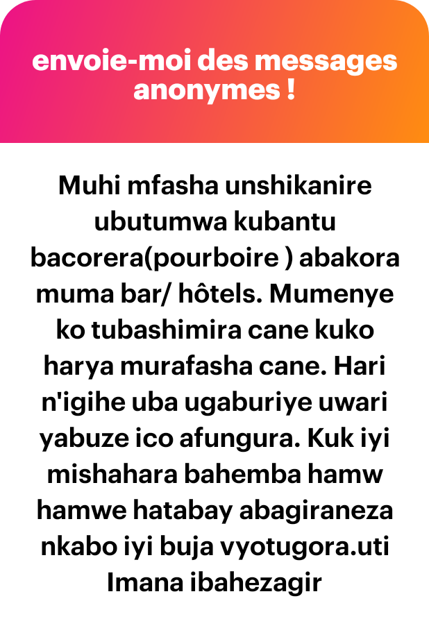 🚨 Serveurs/ Pourboire 🎉